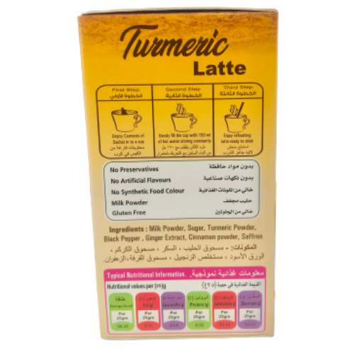 Divini Tea Turmeric Latte Instant Premix Gluten Free
