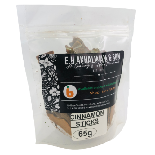 E.H.Akhalwaya & Son Cinnamon Sticks 65g