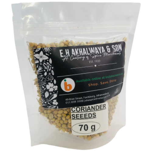 E.H.Akhalwaya & Son Coriander Seeds 70g