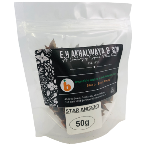 E.H.Akhalwaya & Son Star Aniseed 50g