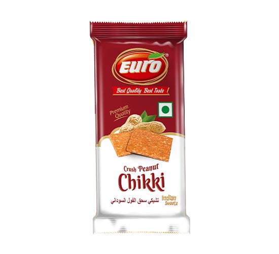 Euro Crush Peanut Chikki 3 X 40gm