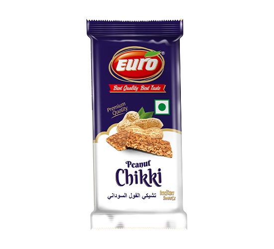 Euro Peanut Chikki 3 X 40gm
