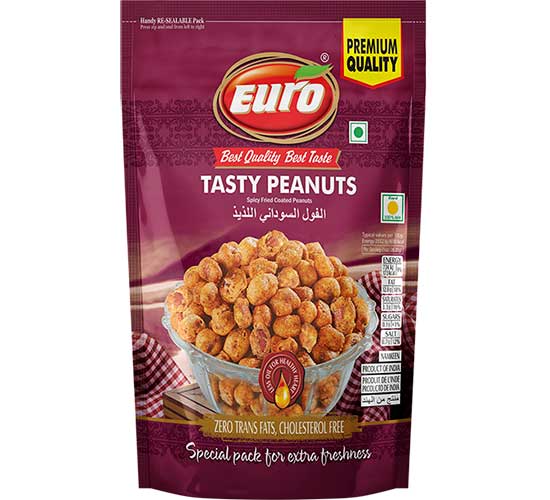 Euro Tasty Peanuts 400gm |BB:09.JUN.2025