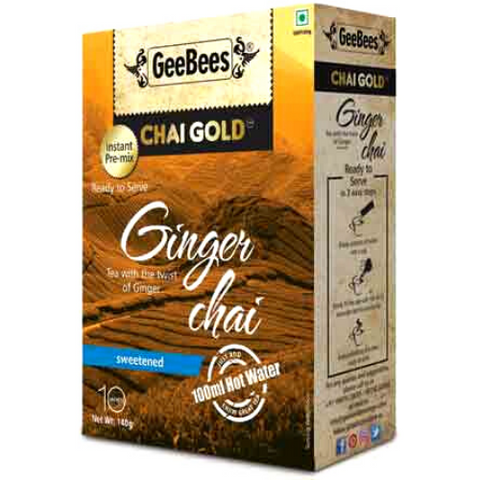 Geebees Chai Gold Ginger Chai Sweetened