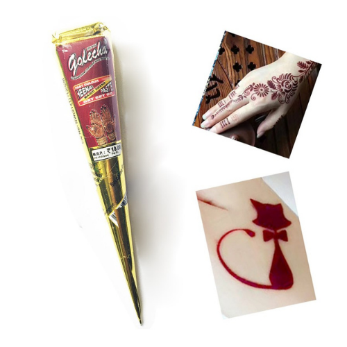 Golecha Magic Mehandi Henna Cone Maroon (3 Pcs)