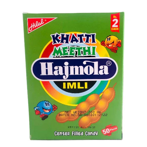 Hilal Khatti Meethi Hajmola Imli Candy (Tamarind Pachak Goli) | Multi-Pack - Zesty Chatpata Tamarind Flavor Ayurvedic Sweets for Gas & Heartburn Relief | South Africa | India Bazaar
