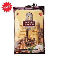 India Gate Classic Basmati Rice (Aged Feast Choice Chawal) | 5kg - Top-Tier Elongating Fluffy Grains for Festive Banquets, Restaurant-Style Pulaos | South Africa | India Bazaar