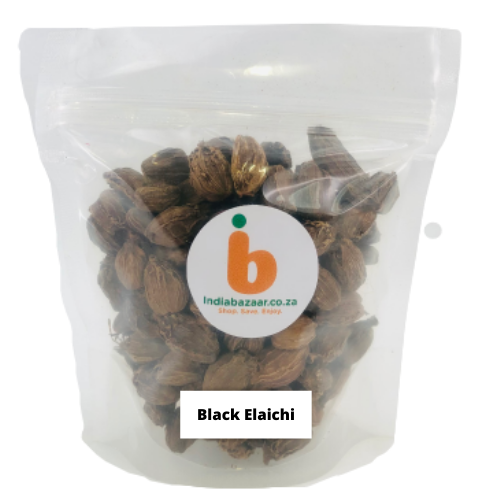 IB Whole Black Elaichi