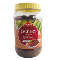 Krutika Jaggery Powder (Gud Powder) | 500g - Natural Unrefined Cane Sugar Sweetener for Tea, Baking & Indian Sweets, Healthy Sugar Substitute | South Africa | India Bazaar
