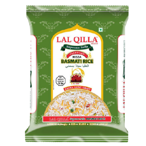 Lal Qilla Supreme Sella Parboiled Meza Basmati Rice Extra Long Grain