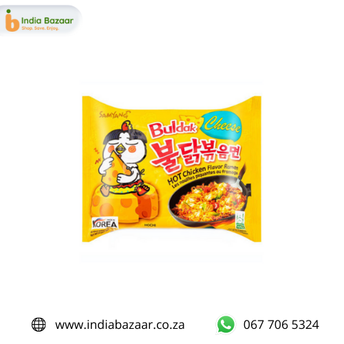 Samyang Buldak Cheese Hot Chicken Flavor Ramen Korean Noodles 140g |BB:30.JUN.2025