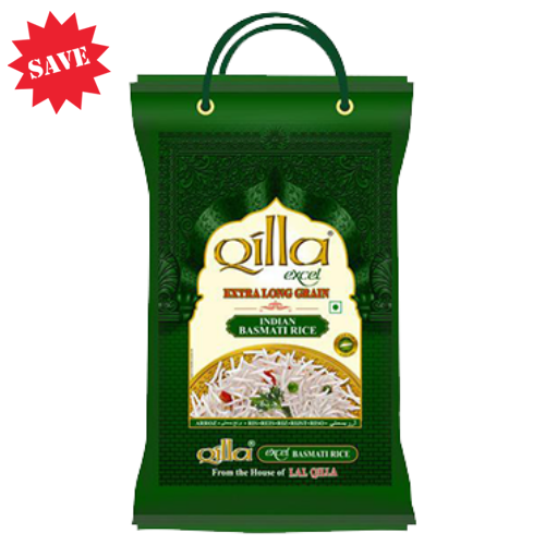 Qilla Excel Extra Long Grain Indian Basmati Rice
