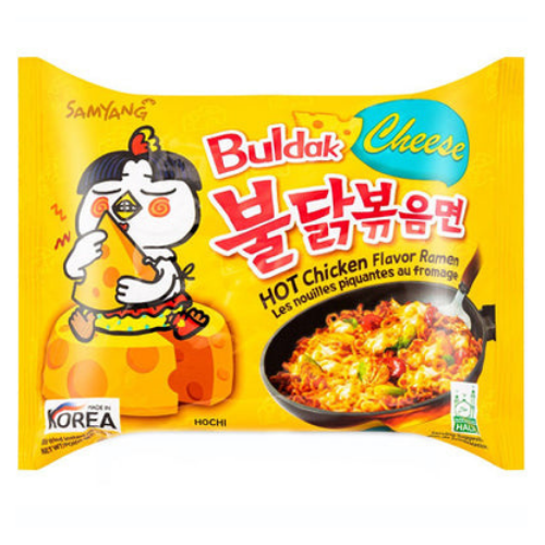 Samyang Buldak Cheese Hot Chicken Flavor Ramen Korean Noodles 140g |BB:30.JUN.2025