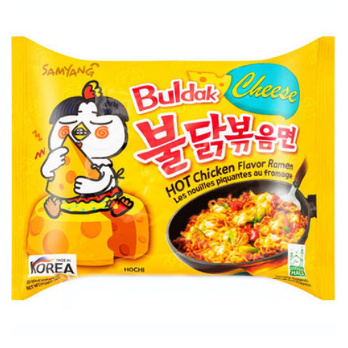Samyang Buldak Cheese Hot Chicken Flavor Ramen Korean Noodles 140g