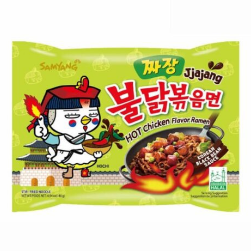Samyang Buldak Jjajang Hot Chicken Flavor Ramen Korean Noodles 140g|BB:23.DEC.2025