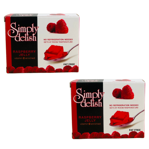 Simply Delish Jelly Rasberry Fat Free Pack Of 2