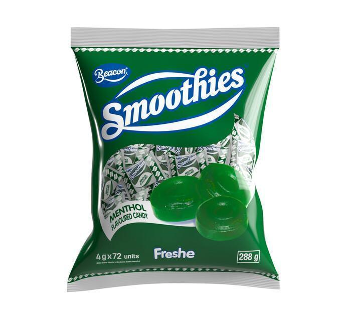 Smoothies Menthol Flavoured Candy Chews Bulk Pack | 72-Piece Tub - Soothing Strong Icy Cooling Lozenges for Throat Comfort & Fresh Breath | South Africa | India Bazaar