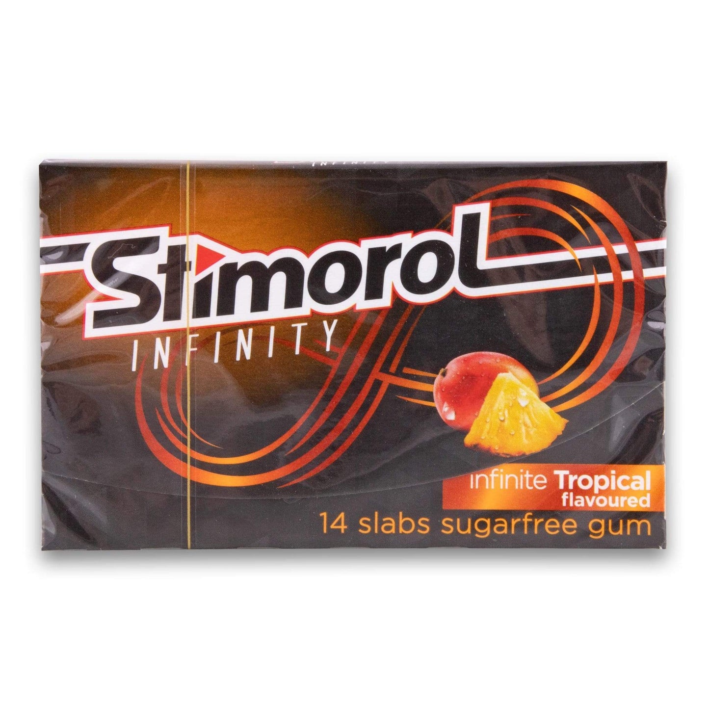Stimorol Infinity Tropical Chewing Gum Multipack | 50-Piece Pack - Long-Lasting Sweet Exotic Fruit Sugar-Free Gum for Instant Mouth Freshening | South Africa | India Bazaar
