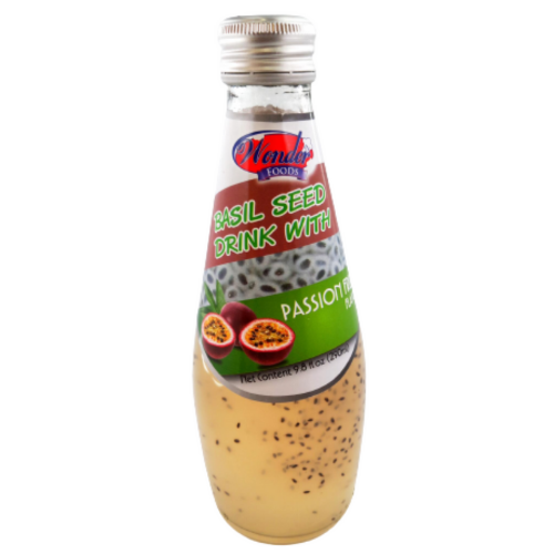 Wonder Foods Basil Seeds Passion Fruit Flavor Juice