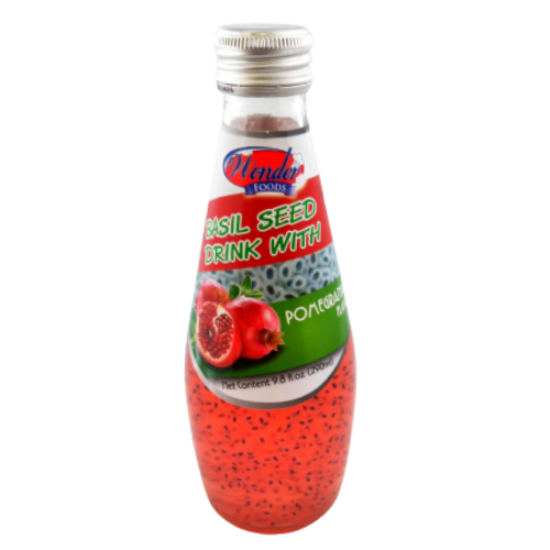 Wonder Foods Basil Seeds Pomegranate Flavor Juice